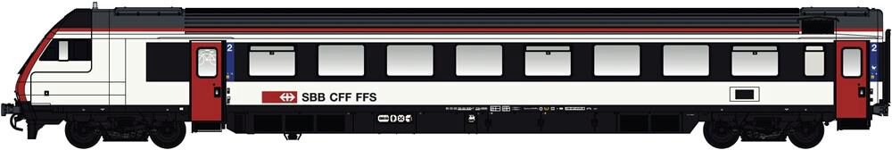 L.S. Models 472201DC SBB IC Steuerwagen Bt neue Farbgebung 2022 Ep VI DC